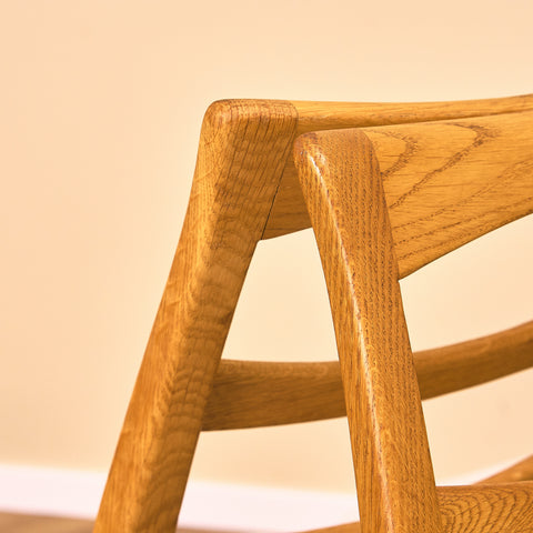 Swedish dining chairs in oak