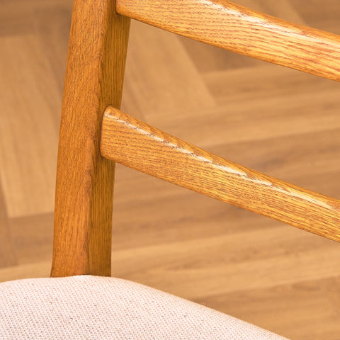 Swedish dining chairs in oak