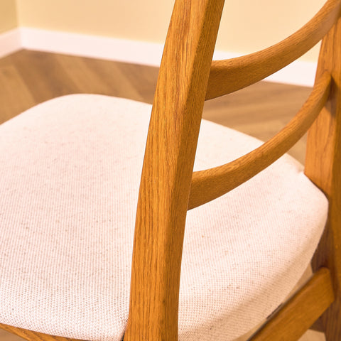 Swedish dining chairs in oak