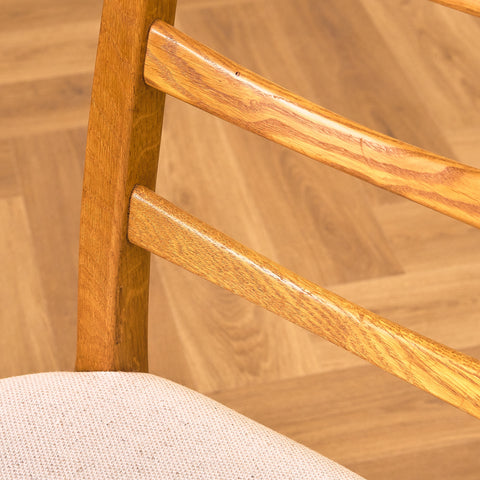Swedish dining chairs in oak
