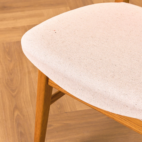 Swedish dining chairs in oak