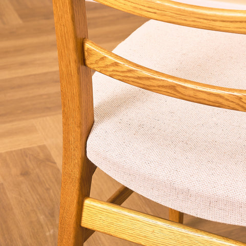 Swedish dining chairs in oak