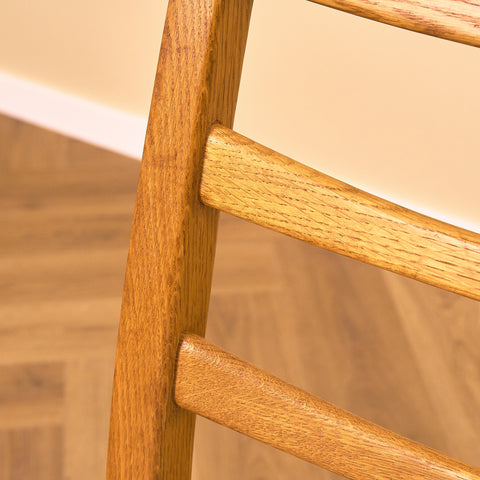 Swedish dining chairs in oak