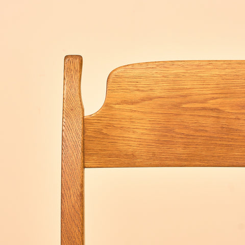 Swedish set of 6 dining chairs in oak, model 'Calmare' by Carl Malmsten,