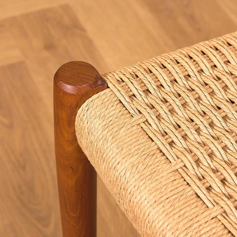 Danish dining chairs in solid teak by Niels Otto Møller for J.L. Møllers, model 75