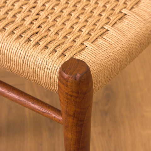 Danish dining chairs in solid teak by Niels Otto Møller for J.L. Møllers, model 75