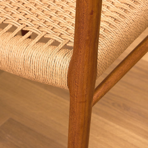 Danish dining chairs in solid teak by Niels Otto Møller for J.L. Møllers, model 75