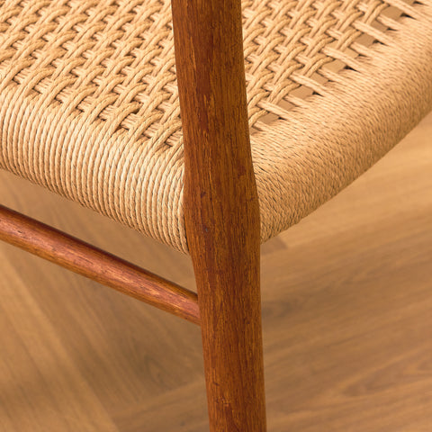 Danish dining chairs in solid teak by Niels Otto Møller for J.L. Møllers, model 75