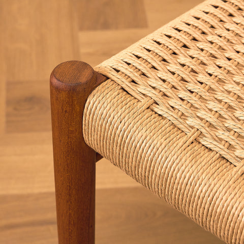 Danish dining chairs in solid teak by Niels Otto Møller for J.L. Møllers, model 75