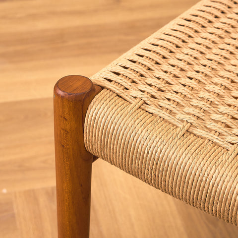 Danish dining chairs in solid teak by Niels Otto Møller for J.L. Møllers, model 75