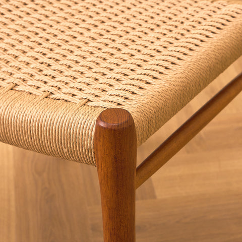 Danish dining chairs in solid teak by Niels Otto Møller for J.L. Møllers, model 75