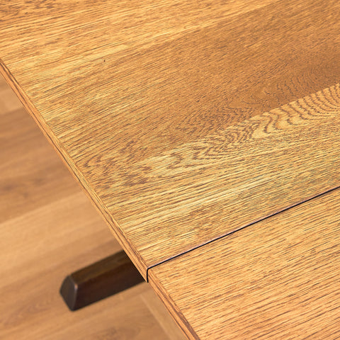 Danish oval dining table in oak by Farstrup
