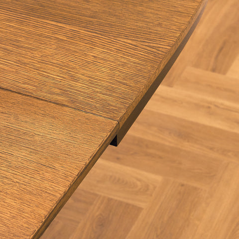 Danish oval dining table in oak by Farstrup
