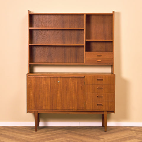 Swedish bookshelf in teak