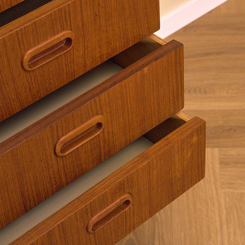 Swedish bookshelf in teak