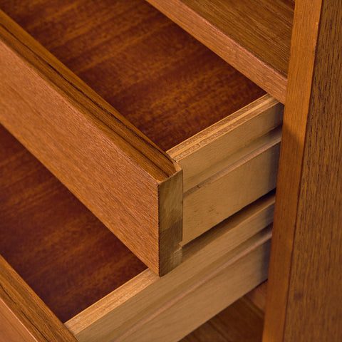 Swedish bookshelf in teak