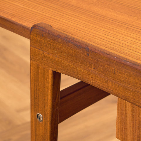 Swedish serving trolley in teak and walnut by AB Skaraborgs Möbelindustri, Tibro