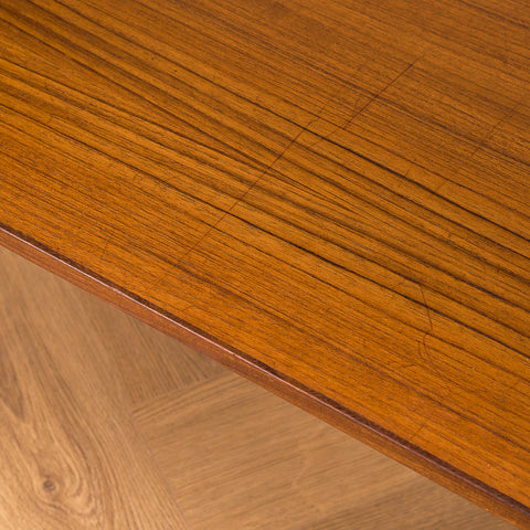 Swedish serving trolley in teak and walnut by AB Skaraborgs Möbelindustri, Tibro