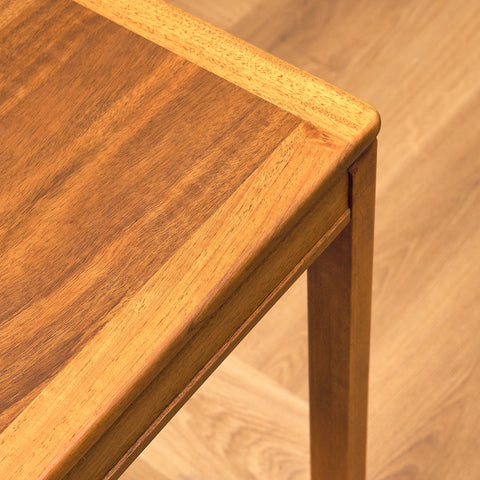 Swedish small side table in walnut, model 'Kaskad' by Sven Engström och Gunnar Myrstrand for Tingström