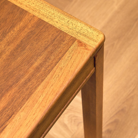 Swedish small side table in walnut, model 'Kaskad' by Sven Engström och Gunnar Myrstrand for Tingström