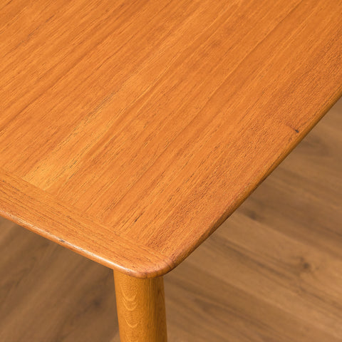 Swedish dining table in teak and oak by AB Lammhults möbler