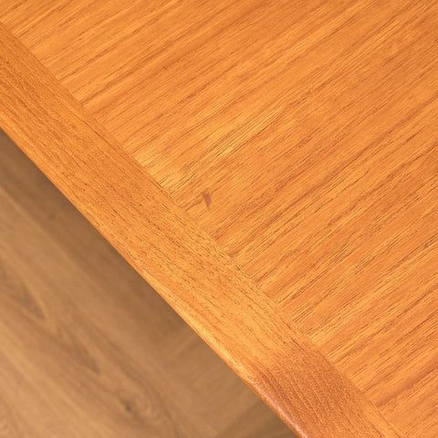 Swedish dining table in teak and oak by AB Lammhults möbler