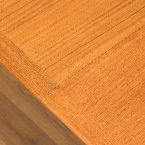 Swedish dining table in teak and oak by AB Lammhults möbler