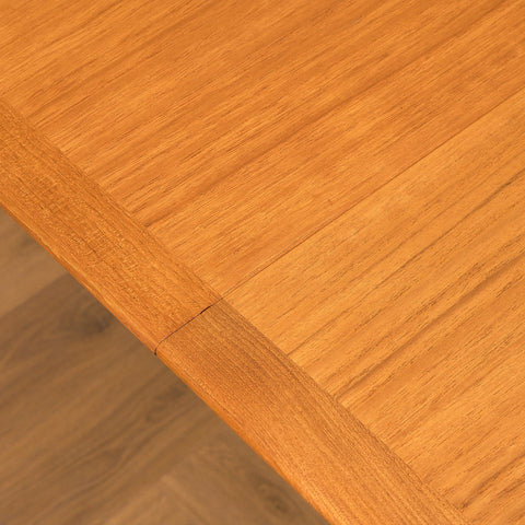 Swedish dining table in teak and oak by AB Lammhults möbler
