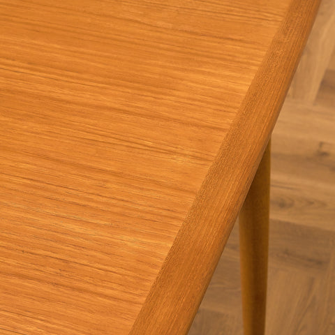 Swedish dining table in teak and oak by AB Lammhults möbler
