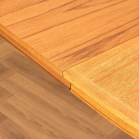 Swedish oval dining table in teak