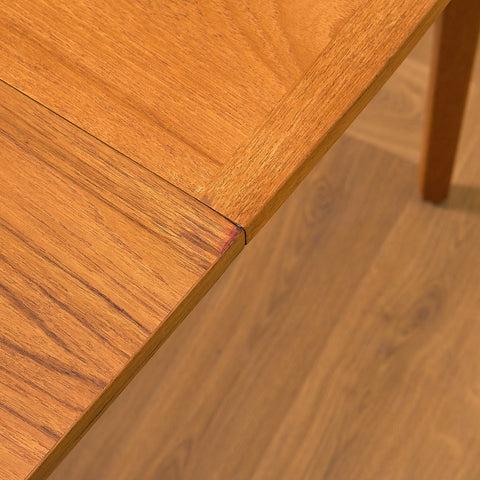 Swedish oval dining table in teak