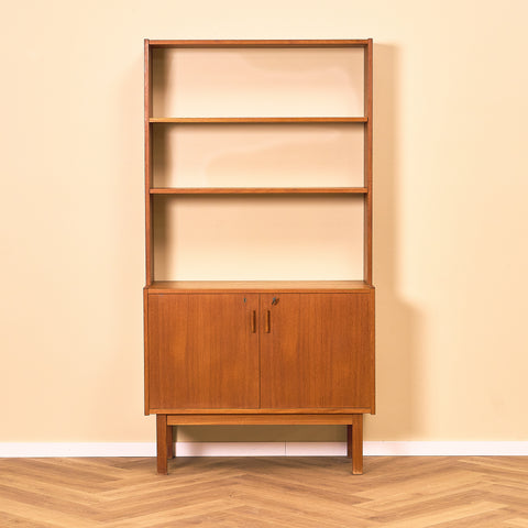 Swedish bookshelf in teak