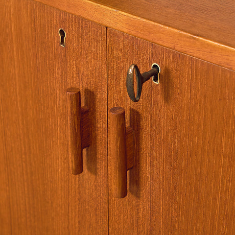 Swedish bookshelf in teak