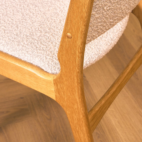 Danish dining chairs in oak by Erik Buch for Anderstrup Møbelfabrik, model 89