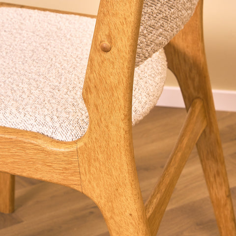 Danish dining chairs in oak by Erik Buch for Anderstrup Møbelfabrik, model 89