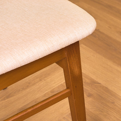 Danish dining chairs in teak & beech by Findahl Møbelfabrik, model 'Møsbol'