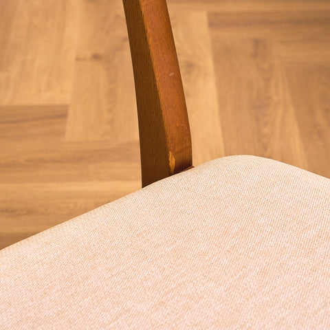 Danish dining chairs in teak & beech by Findahl Møbelfabrik, model 'Møsbol'