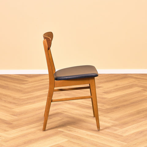 Danish dining chairs in teak & beech by Farstrup, model '210'