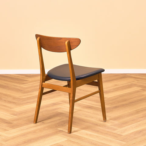 Danish dining chairs in teak & beech by Farstrup, model '210'
