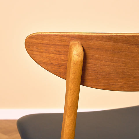 Danish dining chairs in teak & beech by Farstrup, model '210'