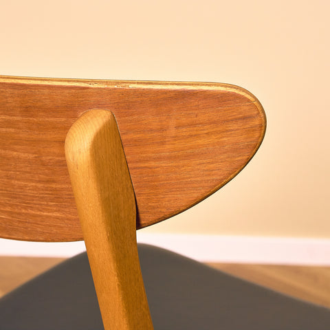 Danish dining chairs in teak & beech by Farstrup, model '210'