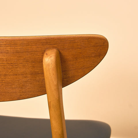 Danish dining chairs in teak & beech by Farstrup, model '210'