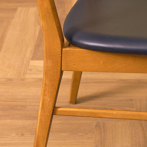 Danish dining chairs in teak & beech by Farstrup, model '210'