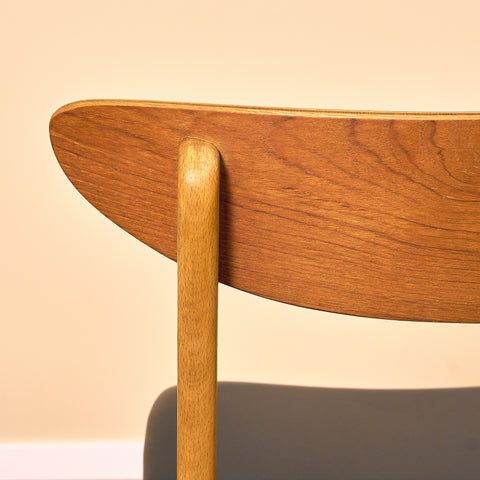 Danish dining chairs in teak & beech by Farstrup, model '210'