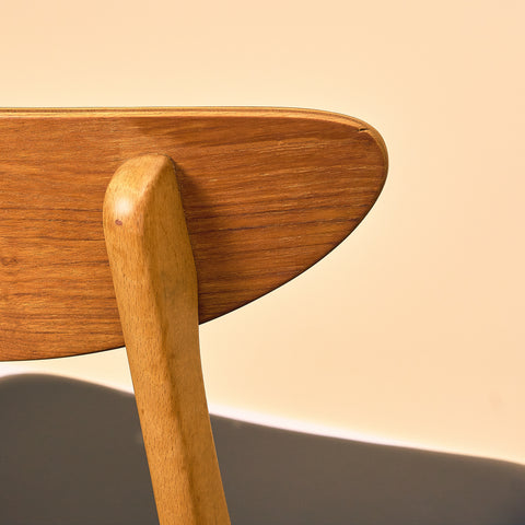 Danish dining chairs in teak & beech by Farstrup, model '210'