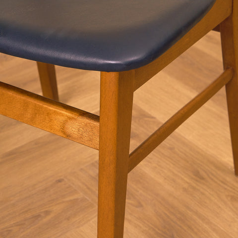 Danish dining chairs in teak & beech by Farstrup, model '210'