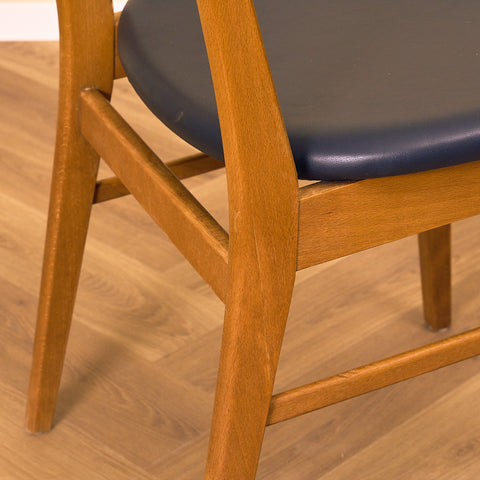 Danish dining chairs in teak & beech by Farstrup, model '210'