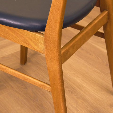 Danish dining chairs in teak & beech by Farstrup, model '210'