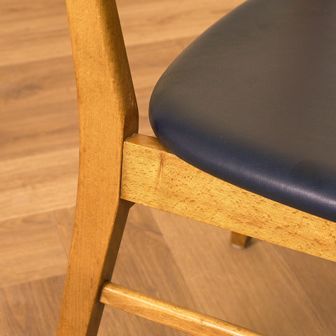 Danish dining chairs in teak & beech by Farstrup, model '210'