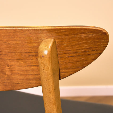 Danish dining chairs in teak & beech by Farstrup, model '210'